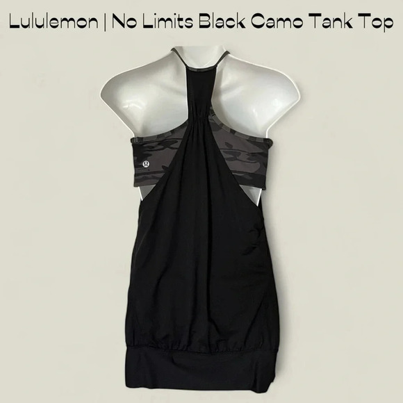 Lululemon | No Limits Black Camo Tank Top - Picture 2 of 3